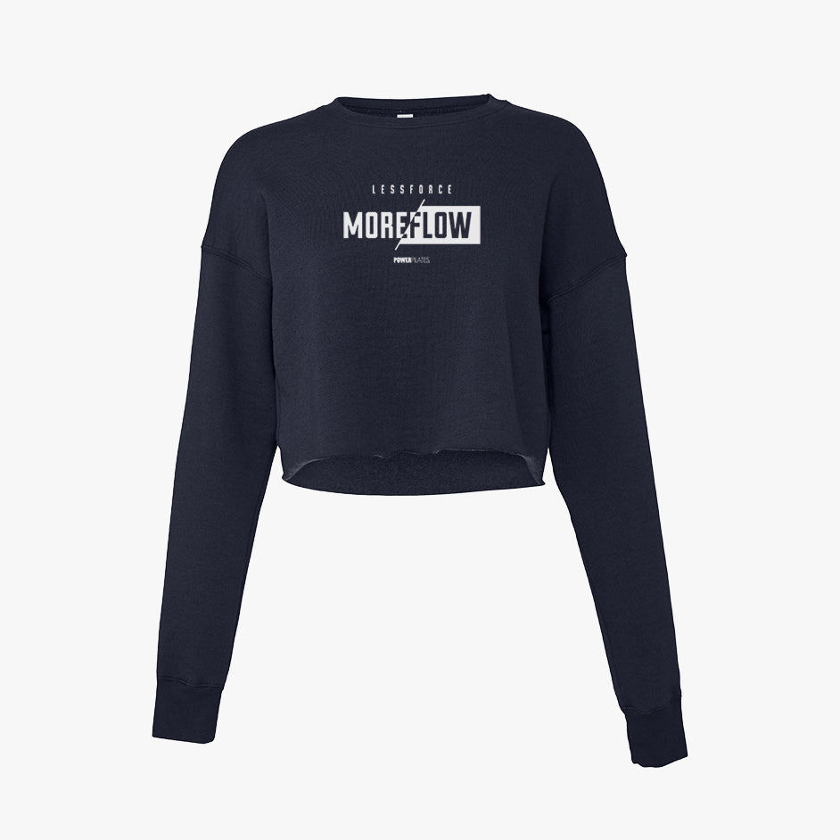 
                  
                    Load image into Gallery viewer, Less Force More Flow Crop Sweatshirt
                  
                